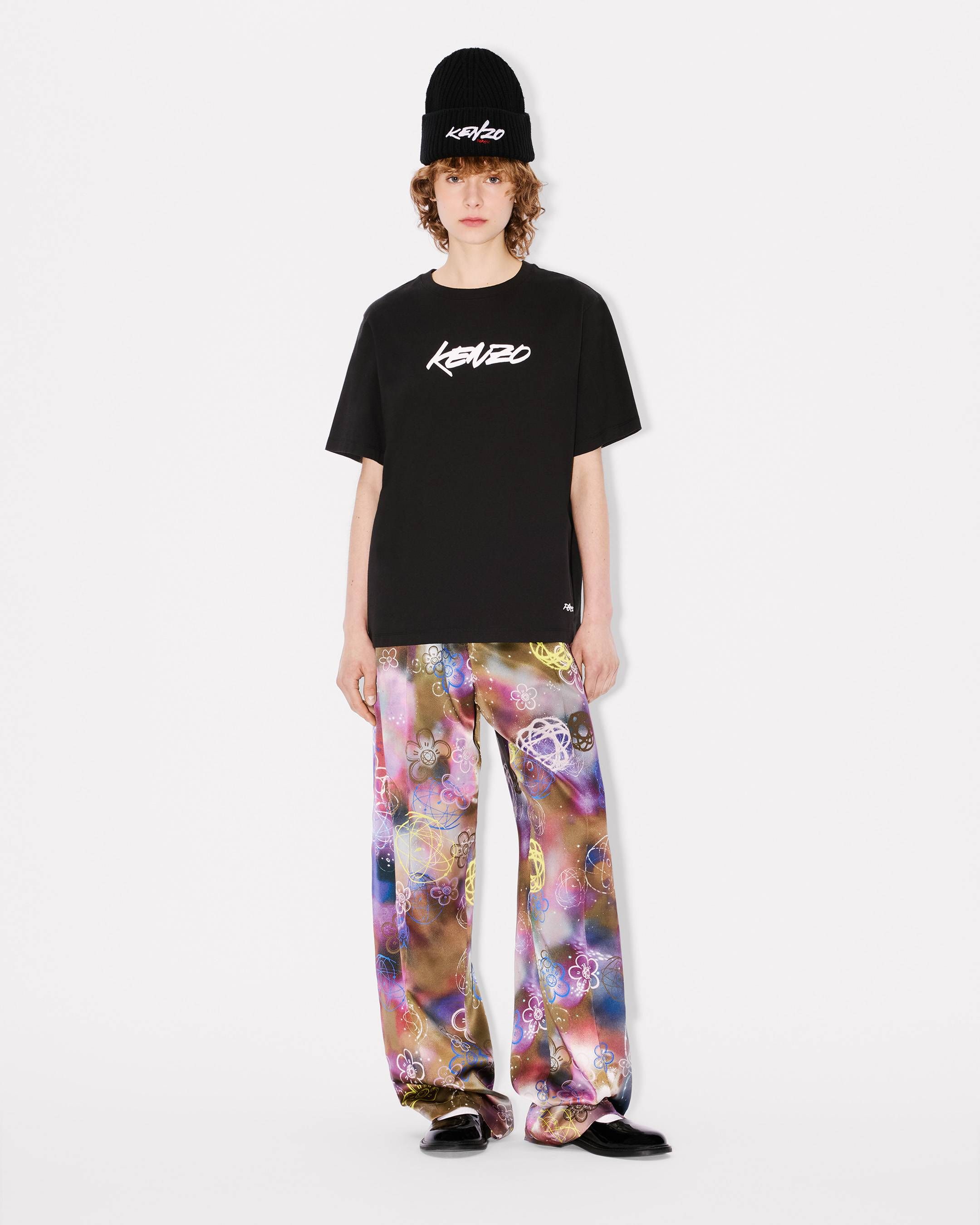 Kenzo - Áo thun cotton Kenzo x Futura 2000
