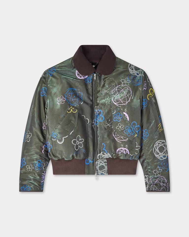 Áo bomber KENZO x Futura 2000