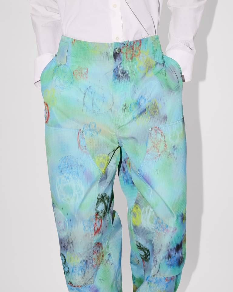 Kenzo - Quần dài double knee KENZO x Futura 2000