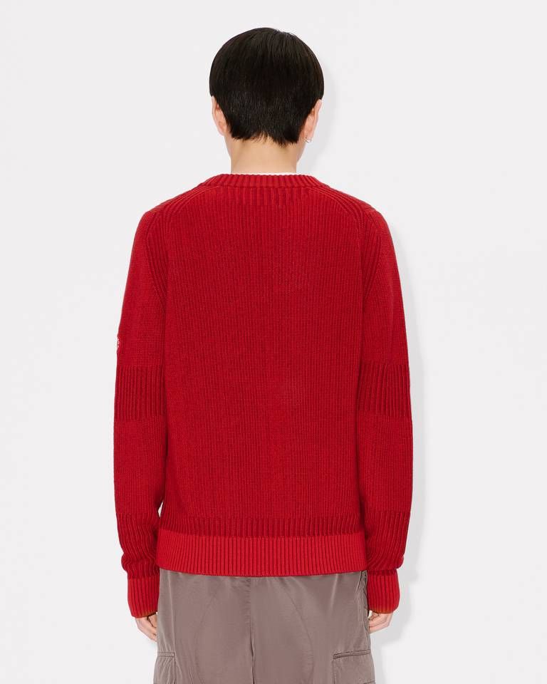 Kenzo - Áo len dệt kim thêu Boke Flower 2.0 vải cotton len