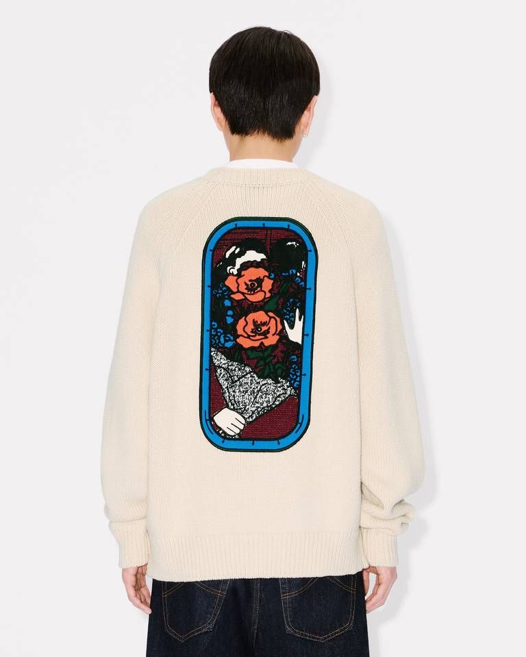 Kenzo - Áo len cotton thêu KENZO City