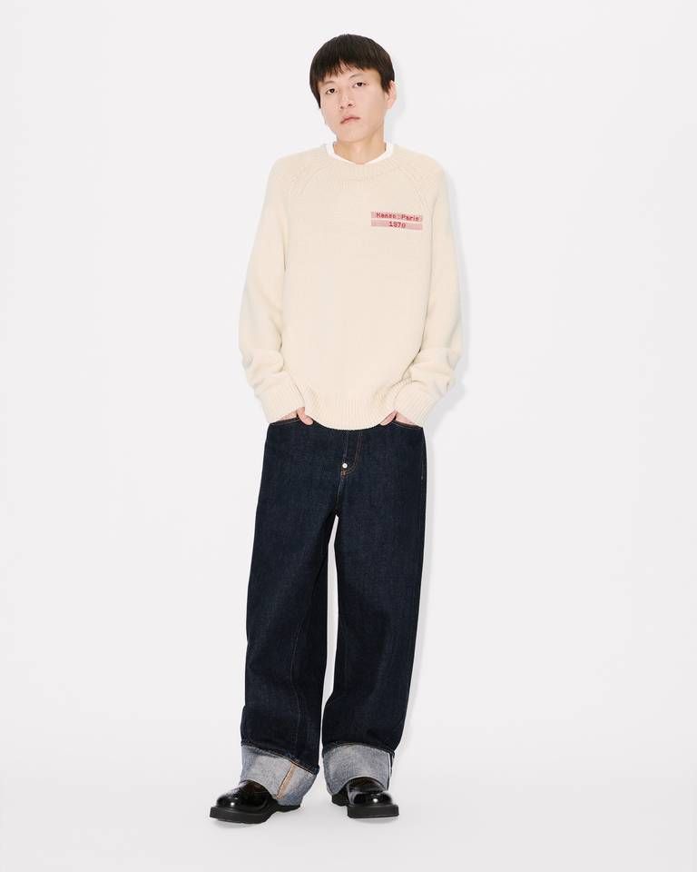 Kenzo - Áo len cotton thêu KENZO City