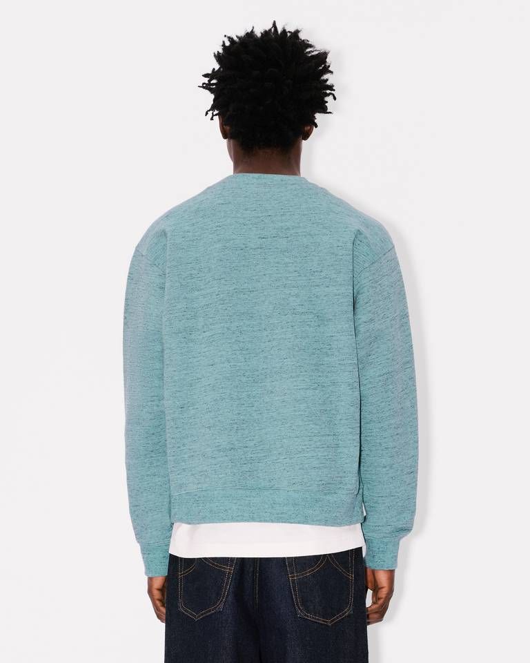 Kenzo - Áo sweatshirt thêu KENZO Paris Chainstitch vải cotton