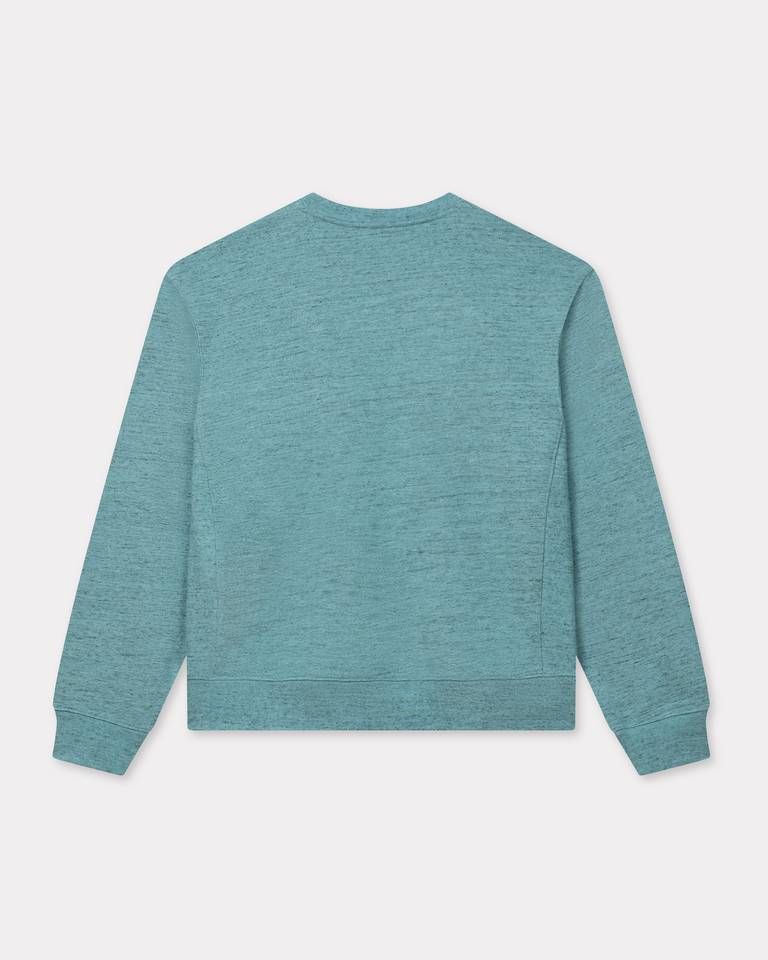 Kenzo - Áo sweatshirt thêu KENZO Paris Chainstitch vải cotton