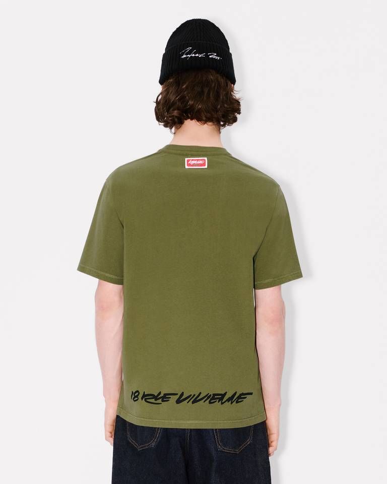 Kenzo - Áo thun cotton KENZO x Futura 2000