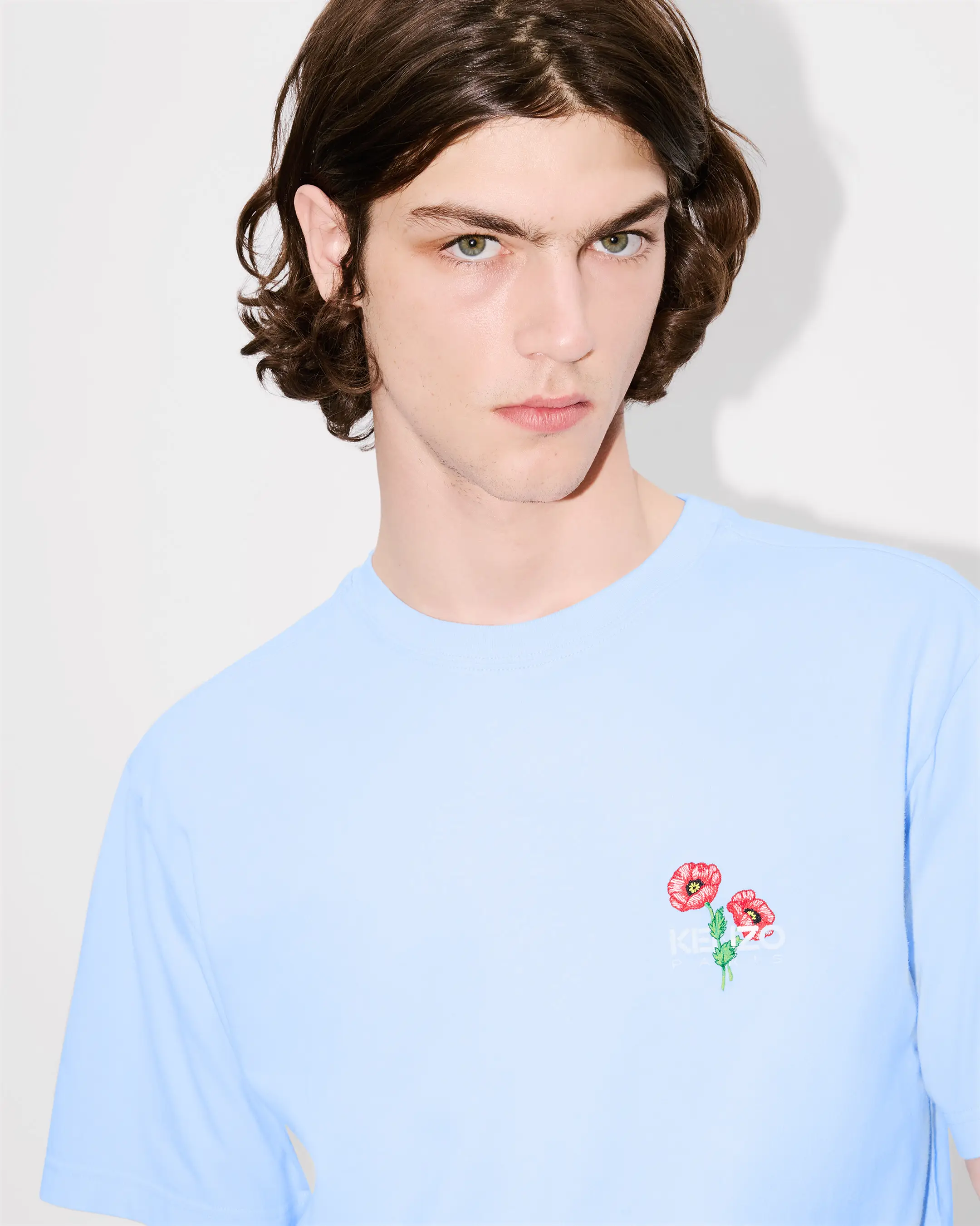Kenzo - Áo thun cotton in hoa
