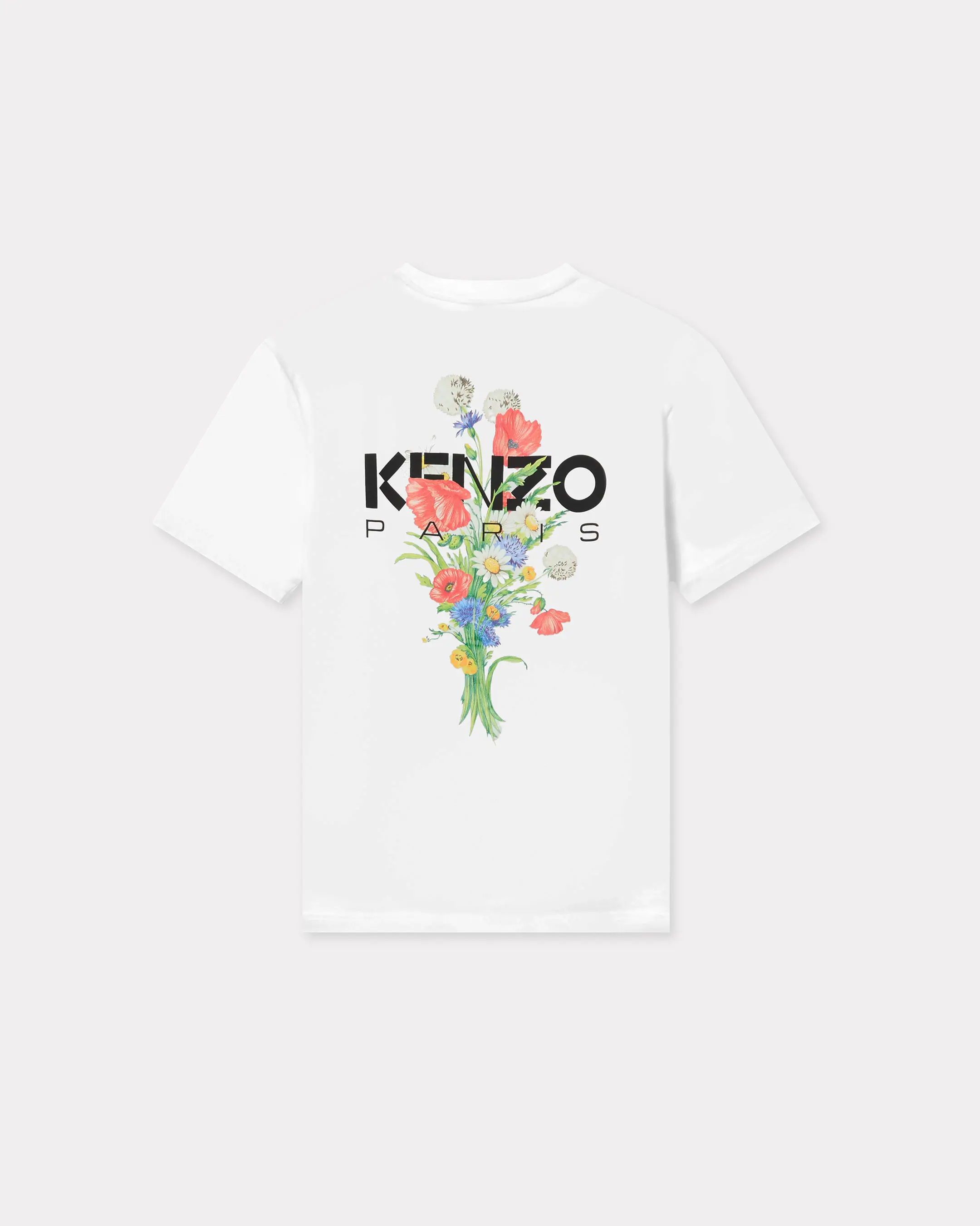 Kenzo - Áo thun cotton in hoa KENZO