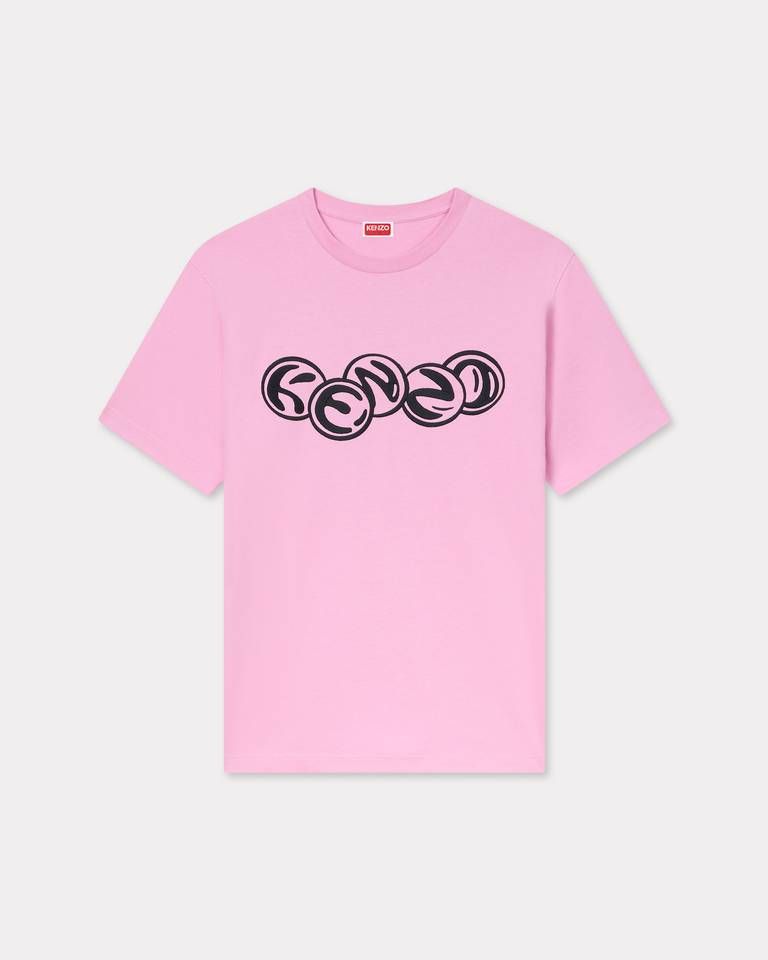 Áo thun thêu KENZO Pachinko vải cotton