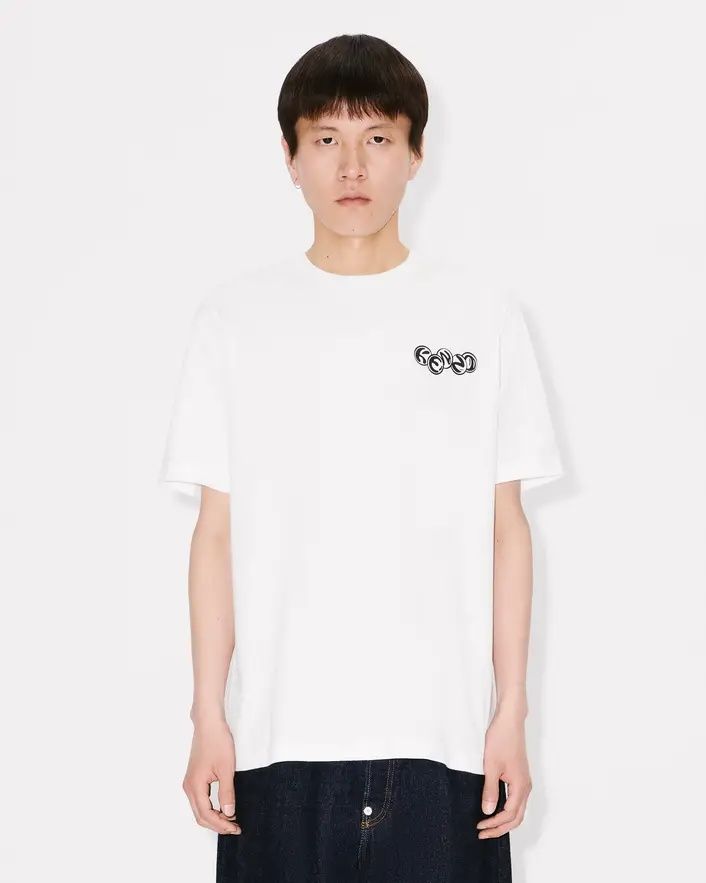 Kenzo - Áo thun cổ tròn in logo KENZO