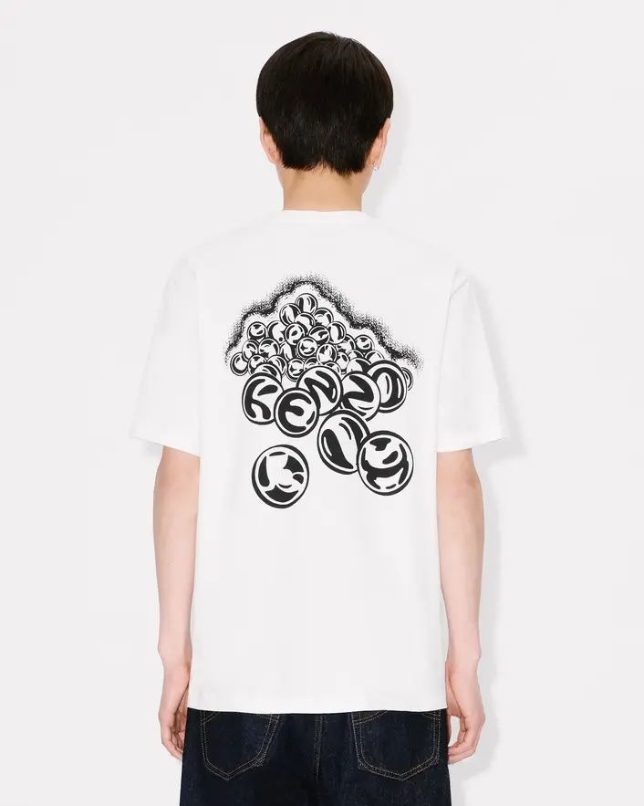 Kenzo - Áo thun cổ tròn in logo KENZO