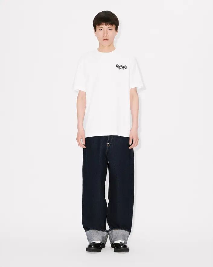 Kenzo - Áo thun cổ tròn in logo KENZO