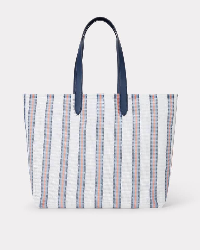 Kenzo - Túi tote lưới kẻ sọc KENZO Coast Lines