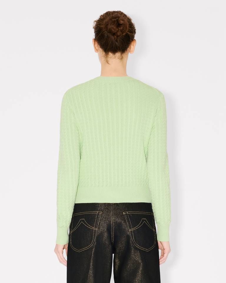 Kenzo - Áo cardigan dệt kim cotton len KENZO Boke Flower