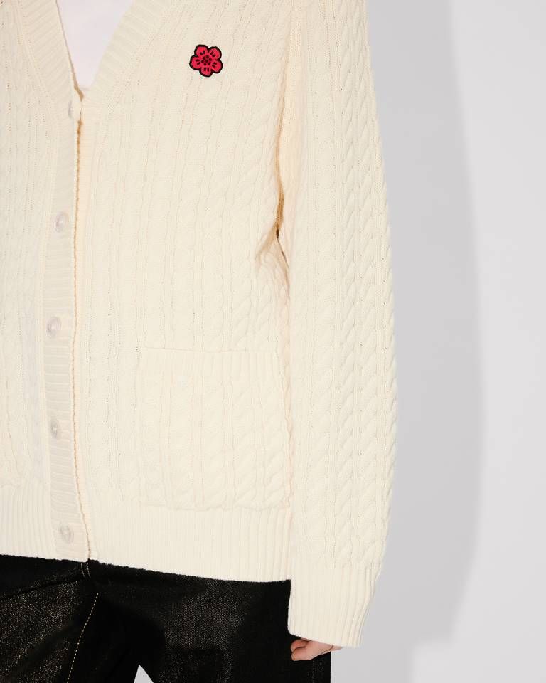 Áo khoác cardigan dệt kim KENZO 'Boke Flower' dáng loose.