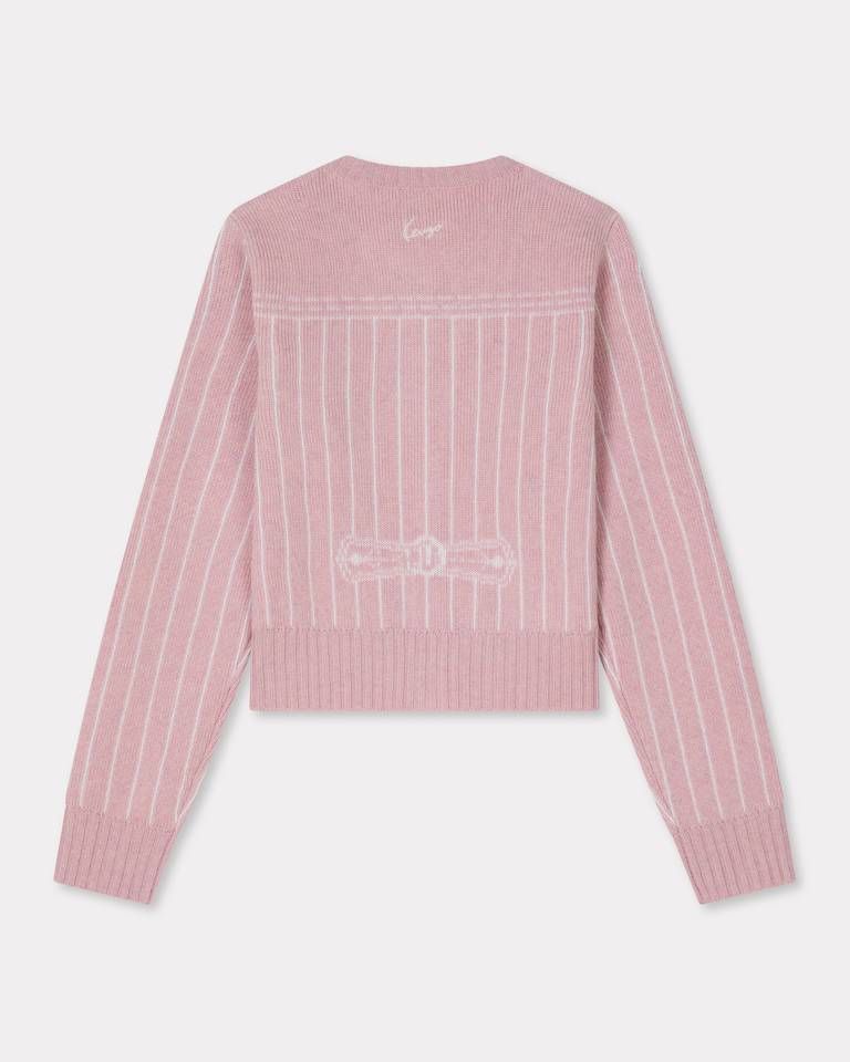 Kenzo - Áo cardigan KENZO Trompe lœil bằng len cotton