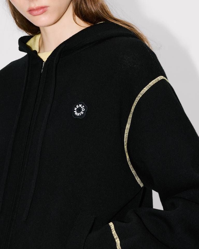 Áo hoodie KENZO Boke Flower 2.0 len cotton có khóa kéo