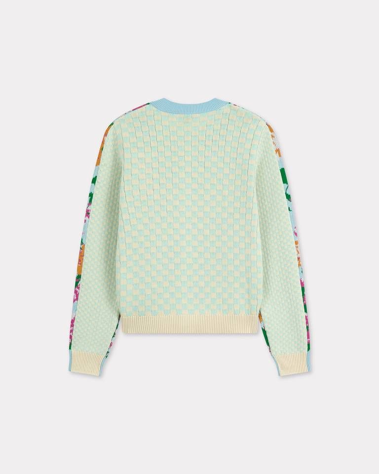 Kenzo - Áo khoác cardigan KENZO Floral, chất liệu cotton pha len.