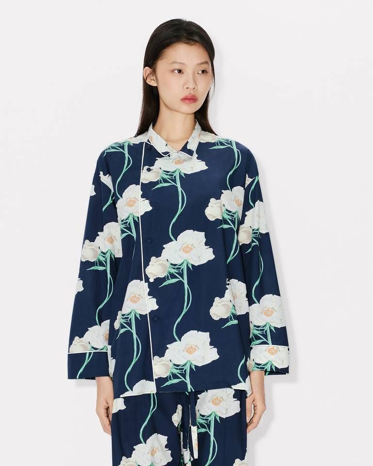 Kenzo - Áo sơ mi cotton KENZO Archive Rose