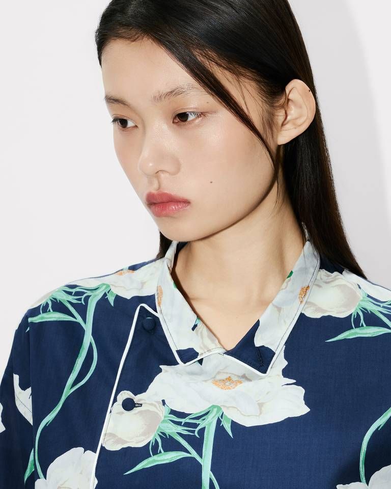 Kenzo - Áo sơ mi cotton KENZO Archive Rose