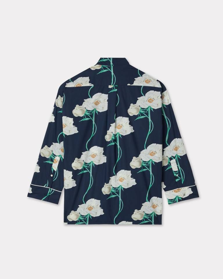 Kenzo - Áo sơ mi cotton KENZO Archive Rose