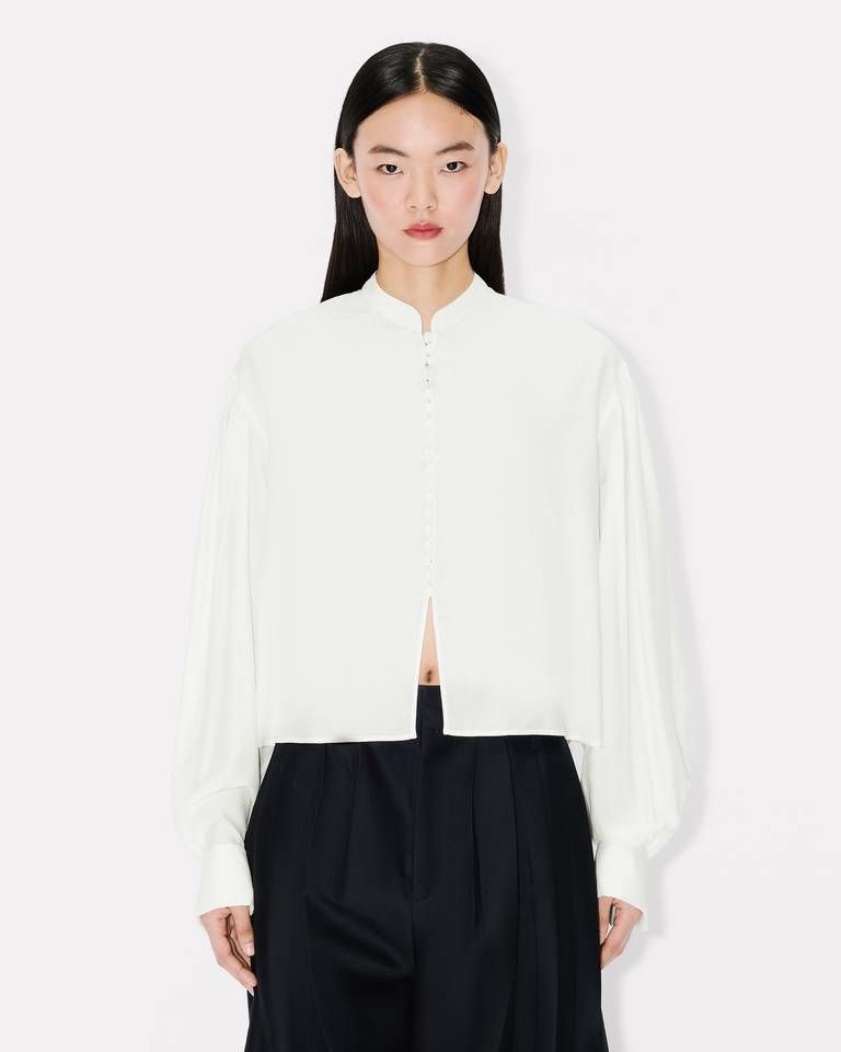 Kenzo - Áo kiểu bằng lụa pha KENZO