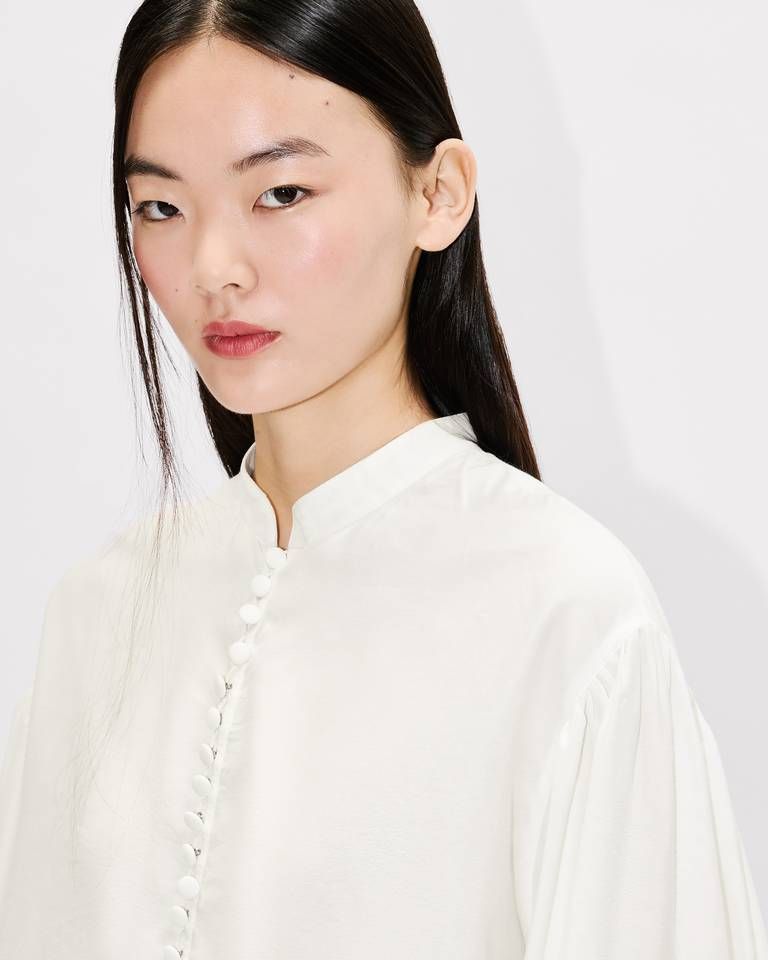 Kenzo - Áo kiểu bằng lụa pha KENZO
