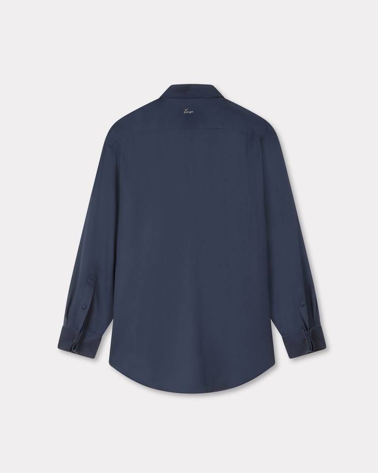 Kenzo - Áo overshirt len nguyên chất KENZO