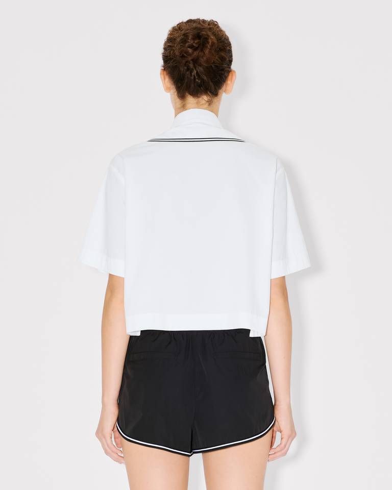 Kenzo - Áo thun ngắn tay kiểu bóng chày KENZO Boke Flower 2.0 vải cotton poplin