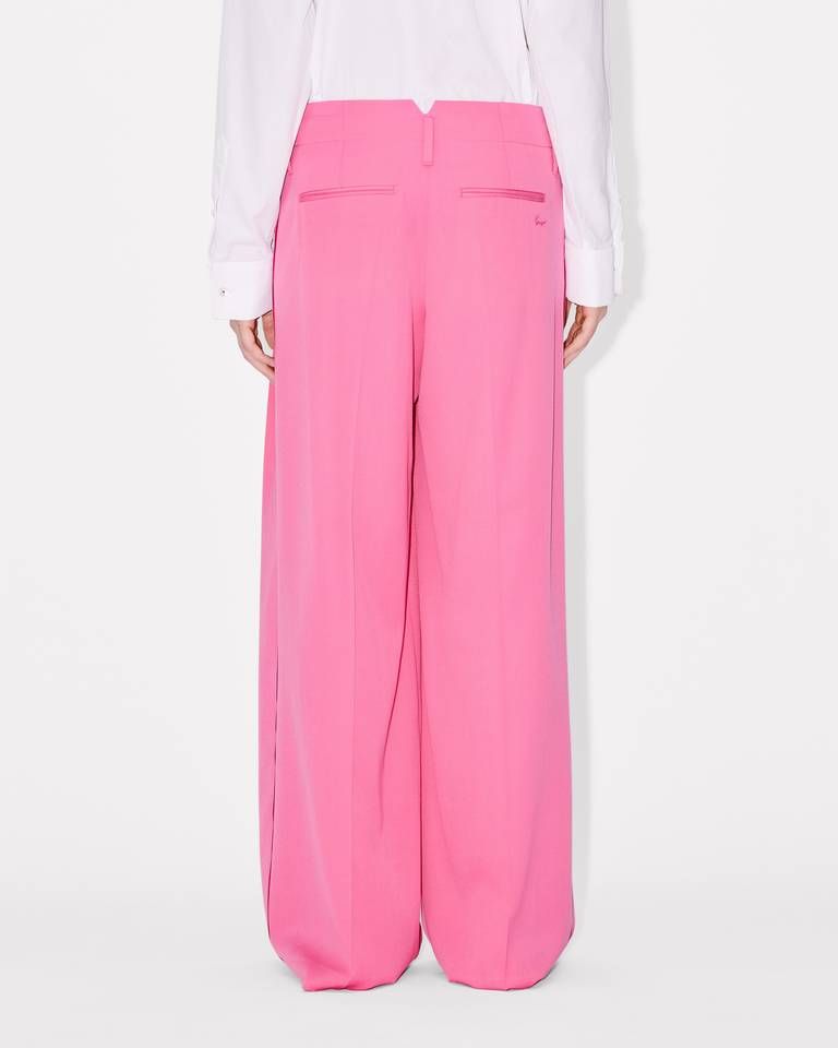 Kenzo - Quần ống rộng tailored từ len nguyên chất KENZO