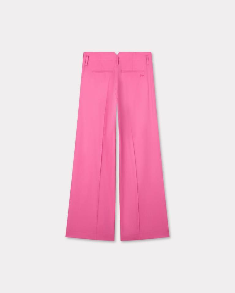Kenzo - Quần ống rộng tailored từ len nguyên chất KENZO