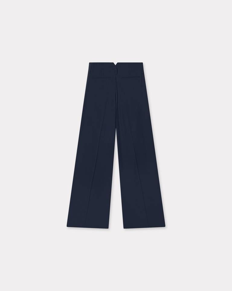 Kenzo - Quần ống rộng tailored từ len nguyên chất KENZO
