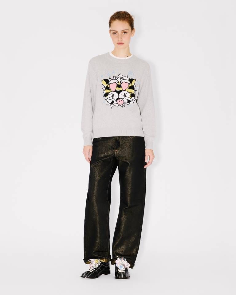 Kenzo - Áo len cotton KENZO Wild Tiger