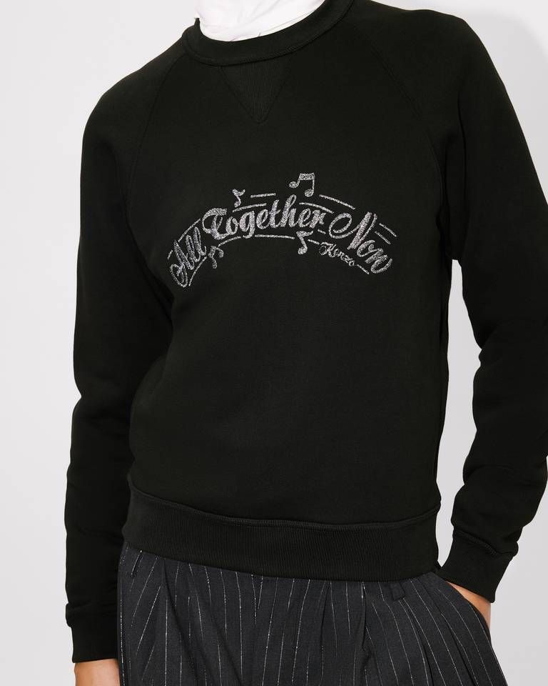 Kenzo - Áo nỉ cotton thêu KENZO Winter Holidays