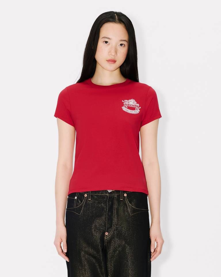 Kenzo - Áo thun cotton KENZO thêu họa tiết Tết Nguyên Đán