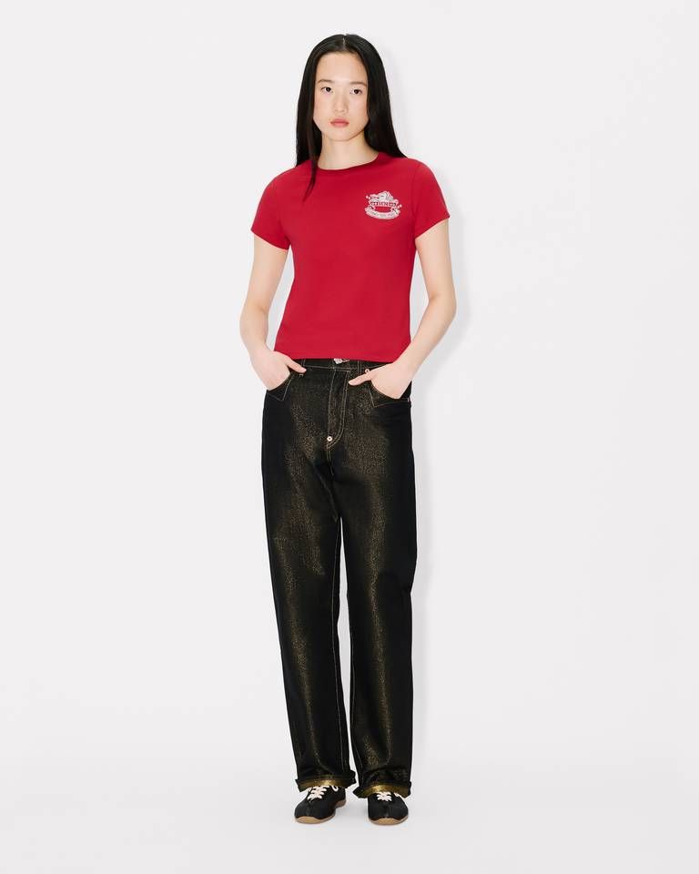 Kenzo - Áo thun cotton KENZO thêu họa tiết Tết Nguyên Đán