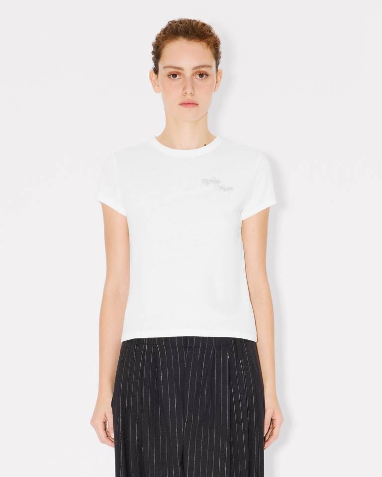 Kenzo - Áo thun cotton KENZO Winter Holidays Đen