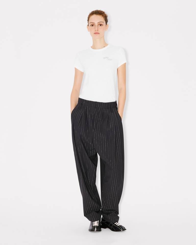 Kenzo - Áo thun cotton KENZO Winter Holidays Đen