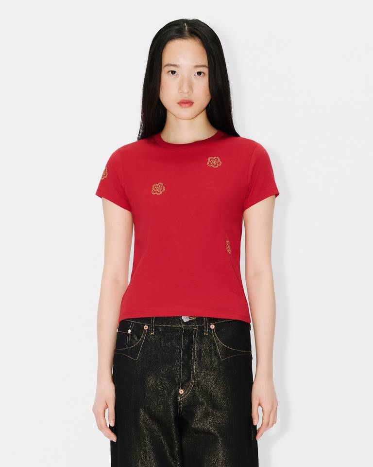 Kenzo - Áo thun cotton thêu nhiều KENZO Boke Flowers