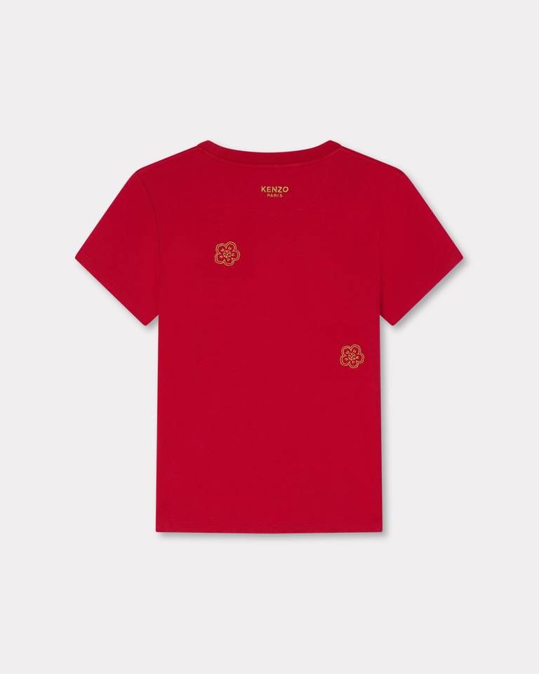 Kenzo - Áo thun cotton thêu nhiều KENZO Boke Flowers