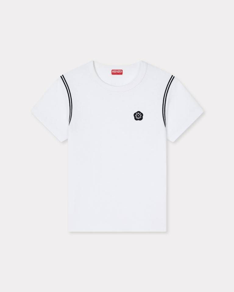 Áo thun cotton thêu họa tiết KENZO Boke Flower 2.0