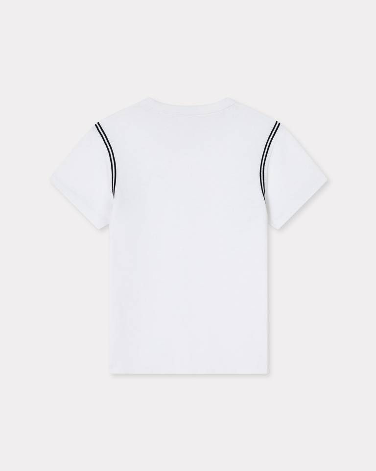 Kenzo - Áo thun cotton thêu họa tiết KENZO Boke Flower 2.0