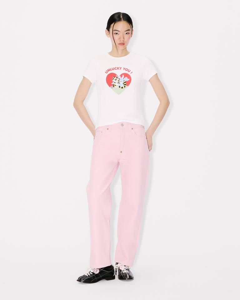 Kenzo - Áo thun cotton KENZO Cartoon Unlucky You