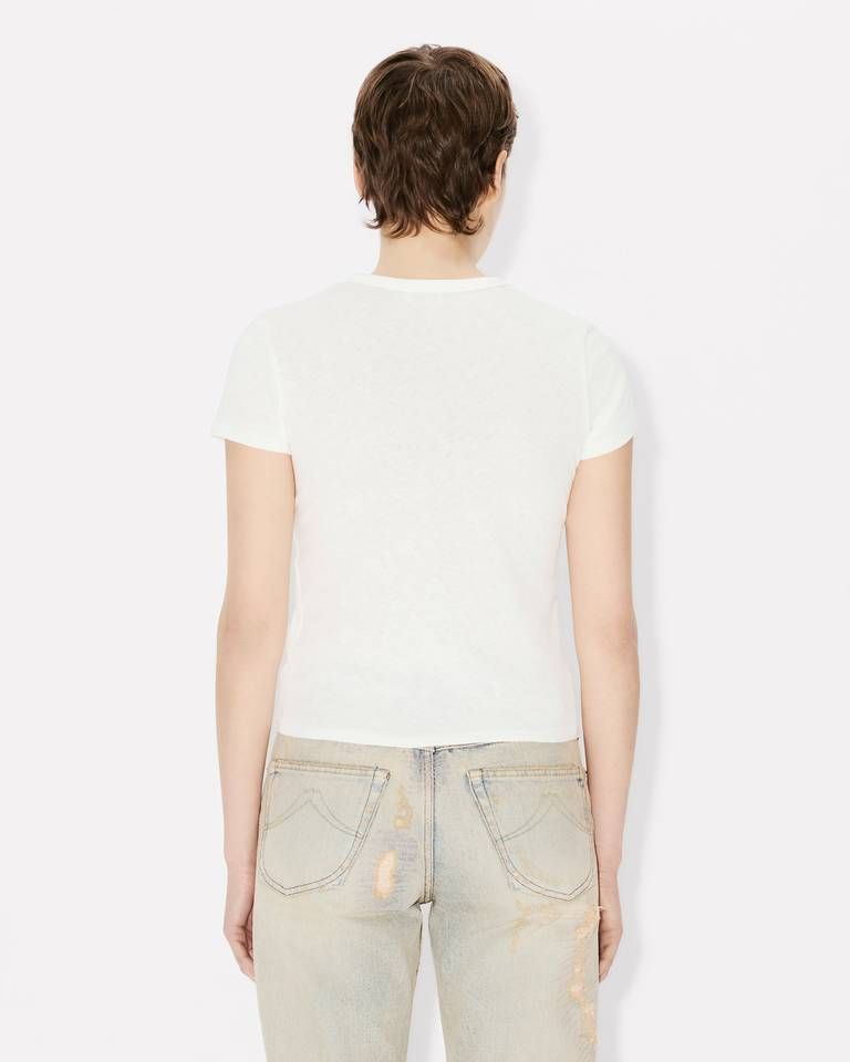 Kenzo - Áo thun KENZO Archive Rose viền cotton