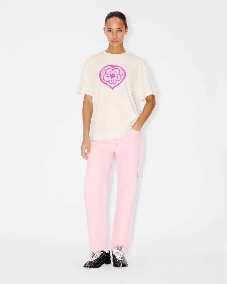 Kenzo - Áo thun cotton KENZO Boke Heart dáng loose fit