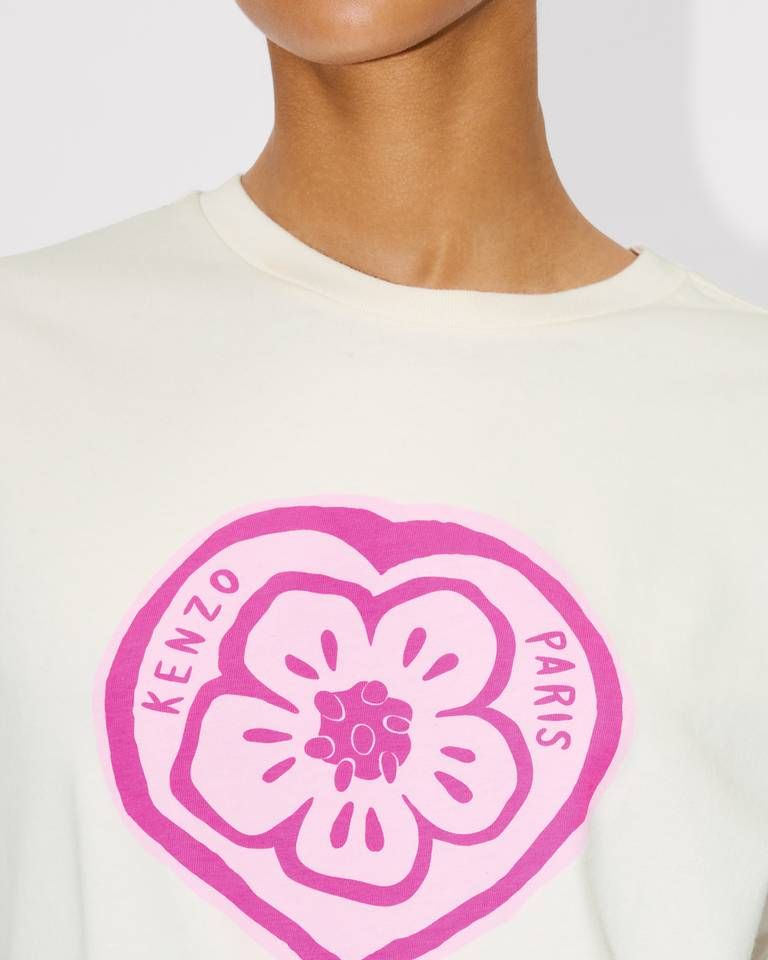 Kenzo - Áo thun cotton KENZO Boke Heart dáng loose fit