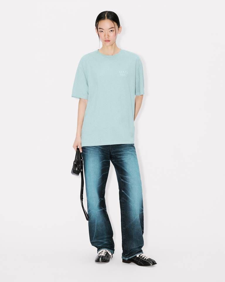 Kenzo - Áo thun cotton dáng rộng thêu KENZO Boke Heart