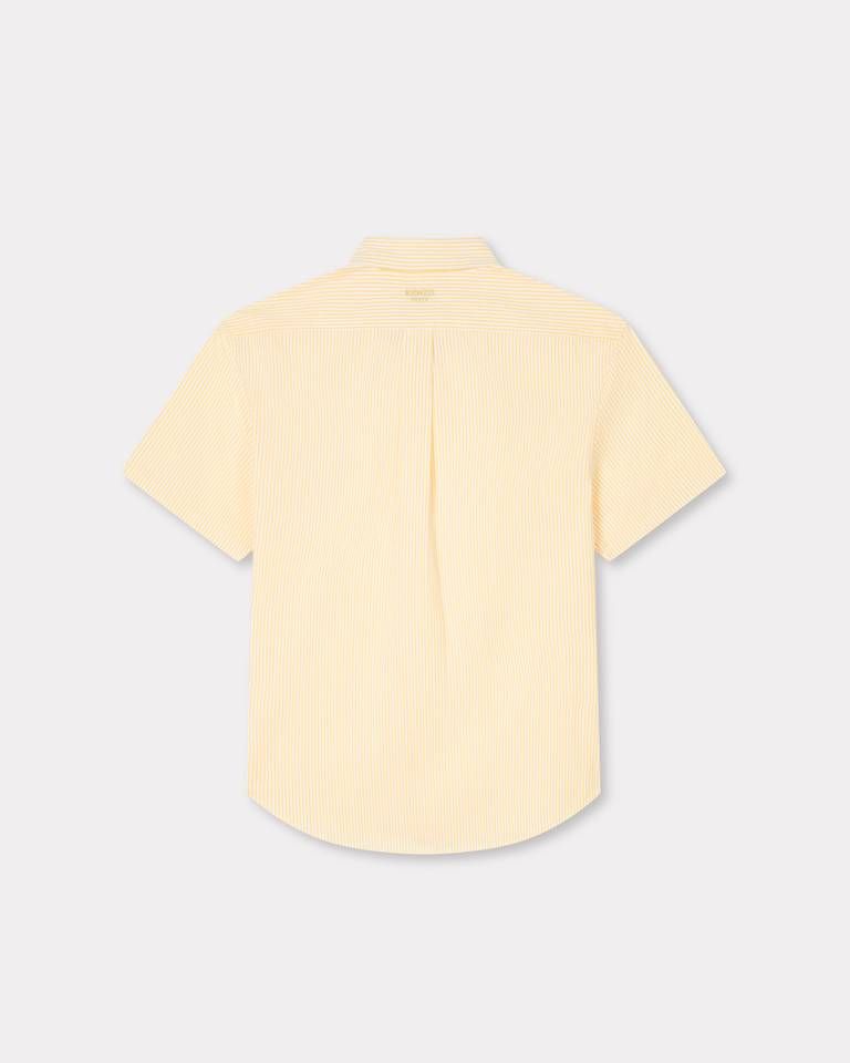 Kenzo - Áo sơ mi ngắn tay KENZO Boke Flower chất liệu seersucker cotton