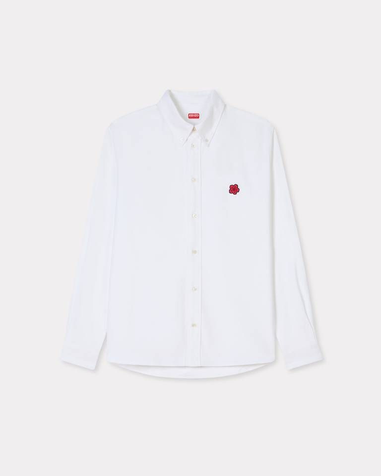 Áo sơ mi cotton oxford KENZO Boke Flower