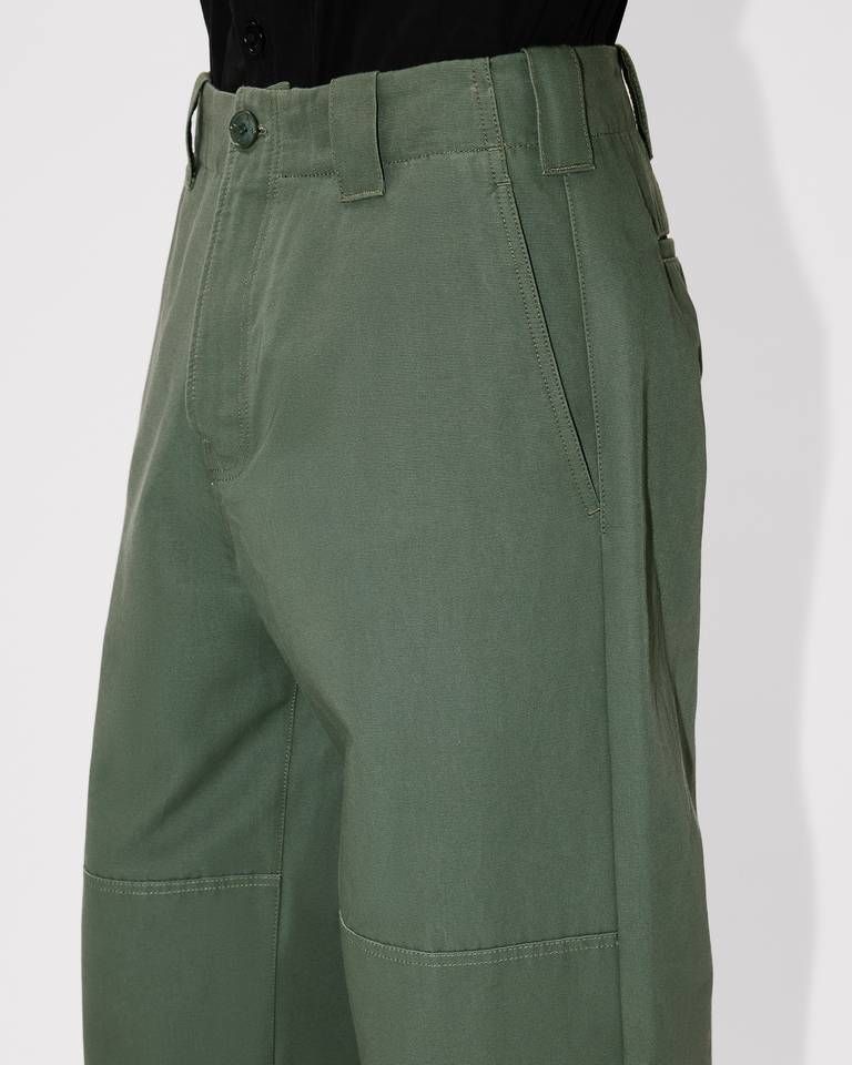 Kenzo - Quần chinos cotton KENZO ống rộng