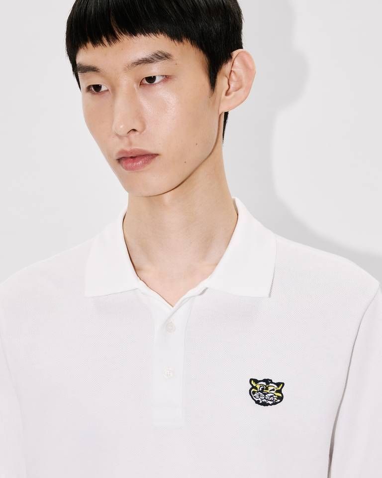 Áo polo cotton slim-fit KENZO Wild Tiger